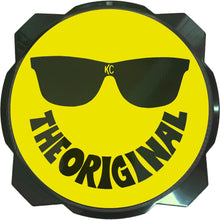 Load image into Gallery viewer, 6" Pro6 Gravity Light cover 50th Anniversary Smiley Face Yellow / Black KC Logo (1) single
