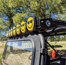Load image into Gallery viewer, 6" Pro6 Gravity Light cover 50th Anniversary Smiley Face Yellow / Black KC Logo (1) single