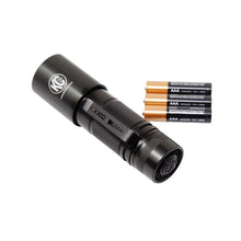 Load image into Gallery viewer, 4 in LED Flashlight Adjustable Focus Black 7W