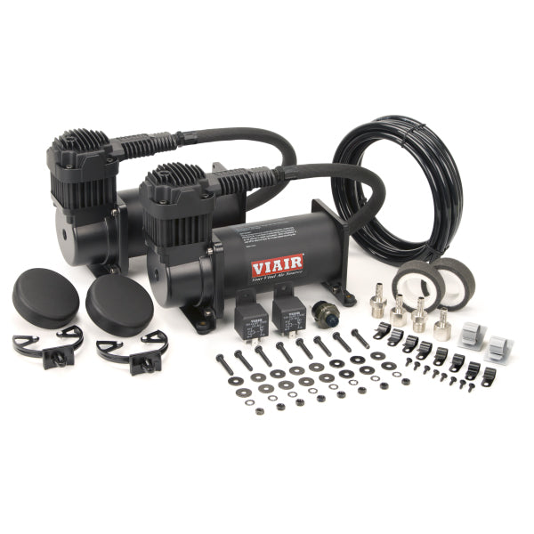 Dual Stealth Black 380C Value Pack (200 PSI, 380C/2, 165/200 P. Switch, 40 Amp Relay/2)
