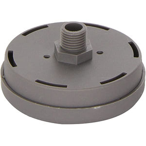 Remote Inlet Air Filter Assembly, Gray Plastic Housing (3/8in x 1/2in Tube Fitting, NPT)