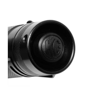 4 in LED Flashlight Adjustable Focus Black 7W