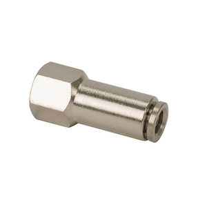 3/8in NPT(F) to 3/8in Airline Straight Fitting (2 pcs) DOT Approved