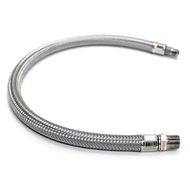 36in S.S. Braided Leader Hose (1/4inM to 1/4inM, NPT, Swivel)