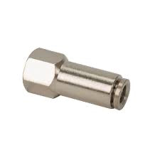 1/4in NPT(F) to 1/4in Airline Straight Fitting (2 pcs) DOT Approved