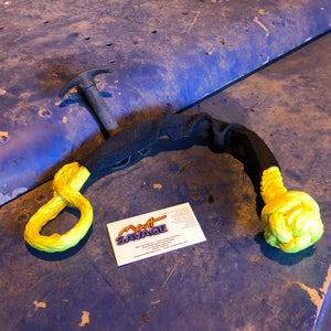 Soft shackle 10mm x 528mm YELLOW UHMWPE with 14175kgs MBL