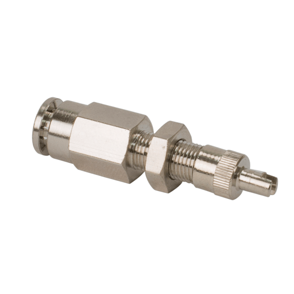 DOT Inflation Valve (For 1/4in Air Line) PTC Style, Nickel Plated (10 pcs) DOT Approved