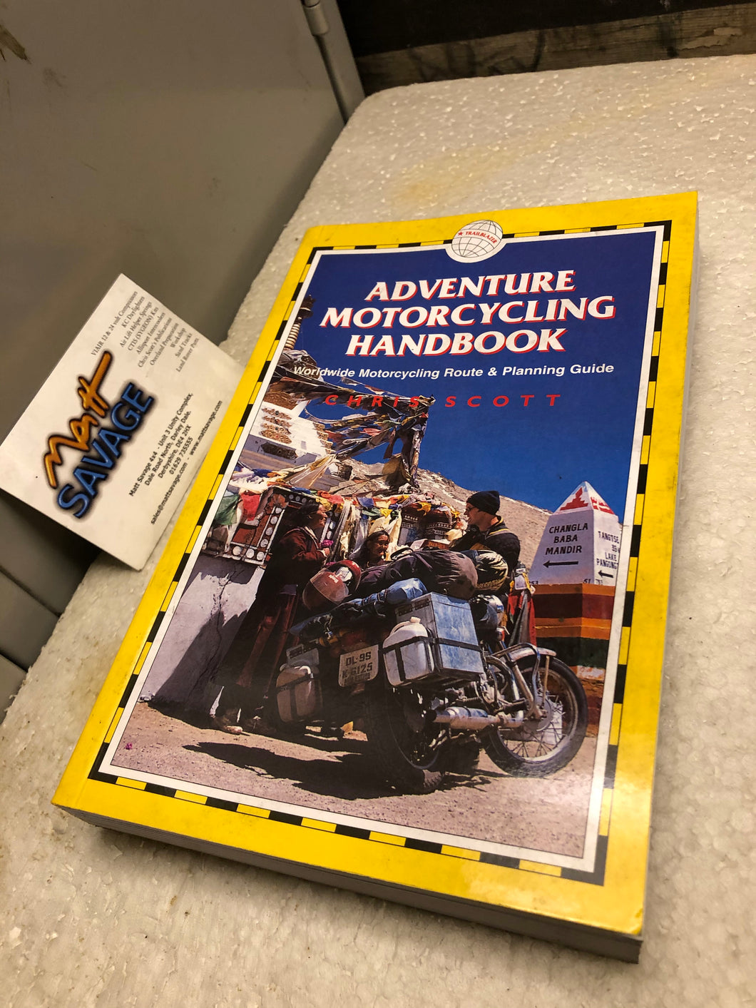 Chris Scott Adventure Motorcycling Handbook new old stock Book