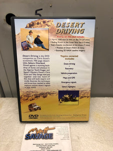 Desert Driving DVD by Chris Scott Toby Savage NOS