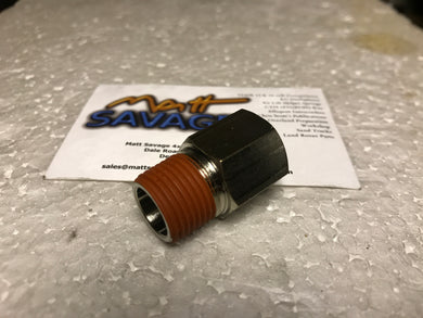 Reducer, 3/8in M NPT to 1/4in F NPT