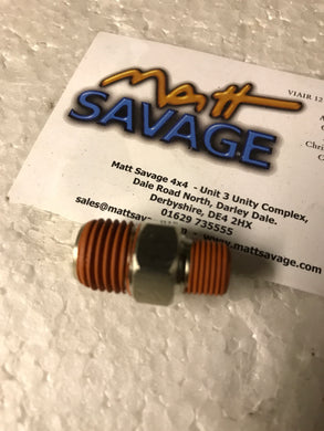 Reducer (1/4in M to 1/8in M, NPT)