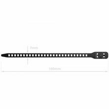 Load image into Gallery viewer, SoftTIE DL Tie 7/180mm Black - 10 pack